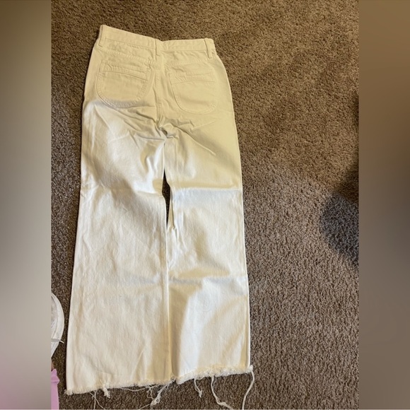 NWOT Free People white wide leg jeans size 25 - Picture 2 of 5